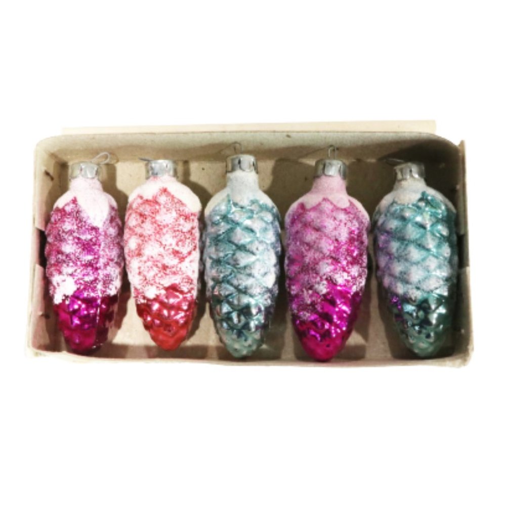 Russian Antique Pine Cone Ornaments